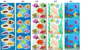 Sandylion Rare Fish Scrapbooking Retired Stickers. Choose Ur Design. Vintage - Imagen 1 de 7