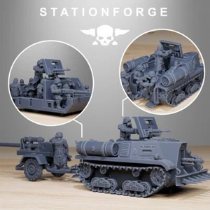 GrimGuard Tankette/TTRPG/Wargaming/Grimdark/3Dprint/Station Forge - Picture 1 of 12