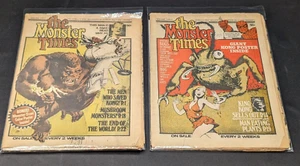 The Monster Times Magazine lot x2 #’s 1, 3 - Picture 1 of 1