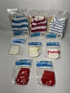 The Original DOLL BABY ~ Tights 3097, Socks 3131 & Anklets 3132 (Lot Of 8) NEW - Picture 1 of 6