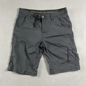Prana Zion II Shorts Herren 35 grau Cargo Stretch Gürtel Wandern Outdoor - Bild 1 von 4