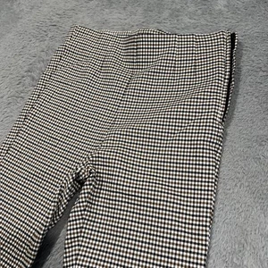 Zara Skinny Dress Pants Women’s Small Plaid Check Side Zip - Picture 1 of 14