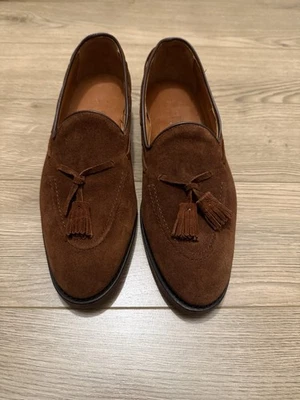 Polo Ralph Lauren Suede Tassel Loafers Men’s 9 D Brown - Read Description - Image 1 of 4