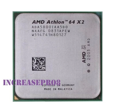 AMD Athlon 64 X2 5800+ Processor 3 GHz ADA5800IAA5DO Socket AM2+ 89W 1000MHz - Image 1 of 4