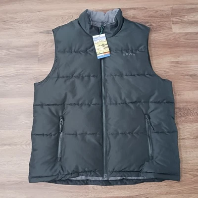 New ORVIS Ripstop Black full zip Insulated Puffer Vest men's L Item #1427033 - Image 1 of 4