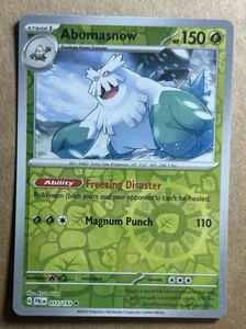 Pokemon Paldea Evolved Abomasnow Holograma Inverso 011/193 - Imagen 1 de 1