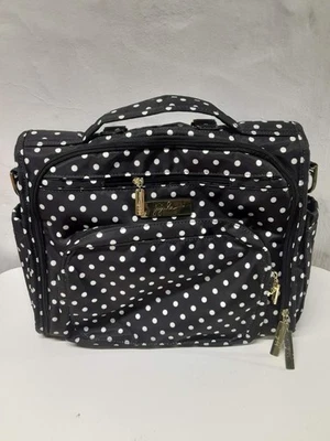 Bolsa de pañales JuJuBe a lunares blanco y negro Foto 1 de 4