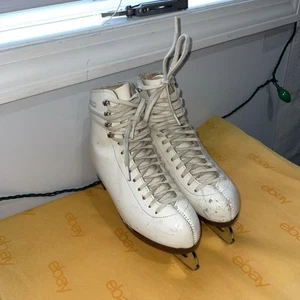 GAM Figure Skates White Women’s Size 5 - Picture 1 of 18