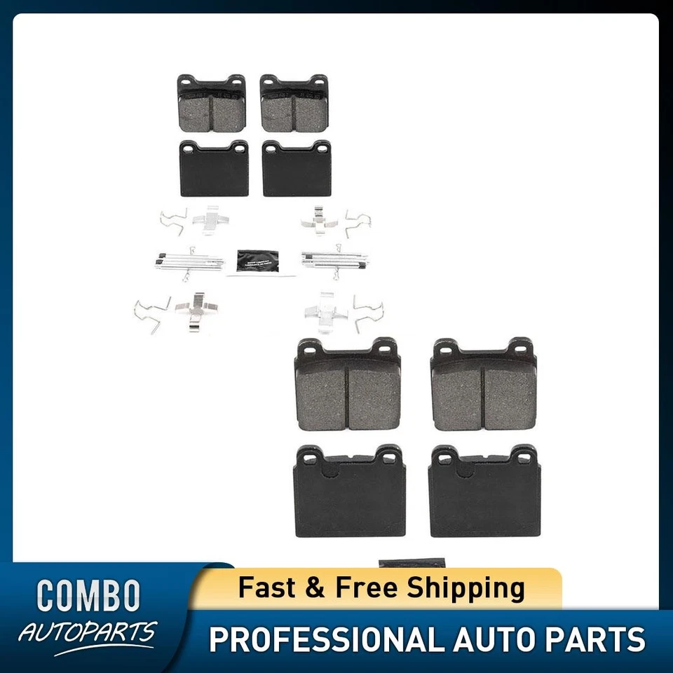 Juego de pastillas de freno de disco delanteras traseras para Ferrari 308 GTB 1975-1985 Foto 1 de 4