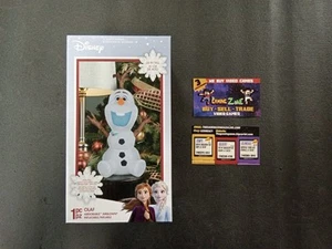 (NEW) Disney Christmas Inflatable: Olaf "24in" **VERY GOOD CONDITION** - Picture 1 of 7