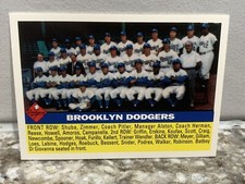 1995 Topps Archives Brooklyn Dodgers 1955 Team Card No. 152 SP