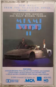 Miami Vice II 2 Album Soundtrack New Music From The TV Series CASSETTE TAPE 1986 - Picture 1 of 2