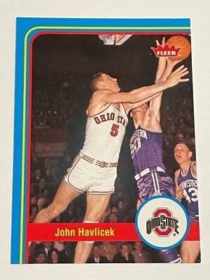 2012-13 Fleer Retro Basketball #27 - John Havlicek - Ohio State Buckeyes - Image 1 of 2