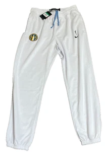 Chicago Sky White Nike Joggers WNBA Basketball Zip Pocket Dri-Fit Mens Size L - Picture 1 of 3