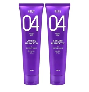 Amos Curling Hair Essence 2X Extend Bouncy Wave Professional Styling 150 ml 2ea - Picture 1 of 6