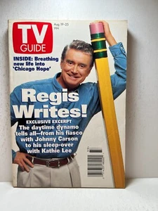 TV Guide 1995 August 19-25 Regis Writes! Regis Philbin - Picture 1 of 4