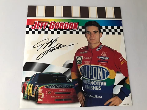 Jeff Gordon 1997 Dreyer’s Hero postcard Cover