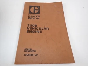 CAT Caterpillar Parts Book 3308 Vehicular Engine Serial Numbers 79V1408-Up 1975 - Picture 1 of 17