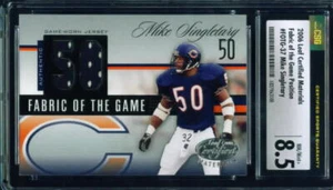 2006 Leaf Certified Materials "Fabric" MIKE SINGLETARY Bears /50 - CSG 8.5 - Bild 1 von 2