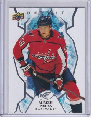 Aliaksei Protas, Washington Capitals 2021-22 UD Ice Rookie #133 - Image 1 of 2