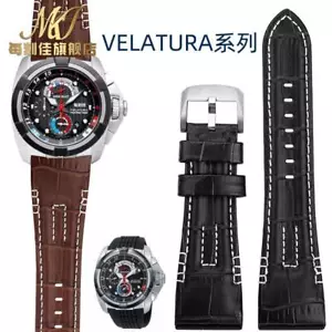 Cinturino orologio pelle 26mm per Seiko Velatura SRH serie nero marrone ricambio - Foto 1 di 9