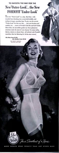 Formfit Bras Womens Intimates 1953 Print Ad For a Sweetheart Figure 5.5x14 - Picture 1 of 4