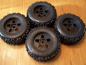 4 Arrma Outcast 6s EXB BLX Dboots Backflip Tires 17mm Wheels AR510092 Notorious - Picture 1 of 3