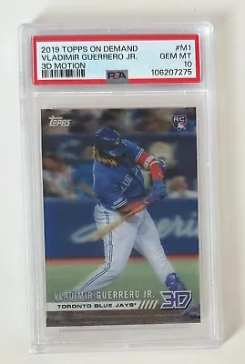 2019 Topps On Demand VLADIMIR GUERRERO JR. 3D Motion PSA 10 GEM MINT - Image 1 of 2