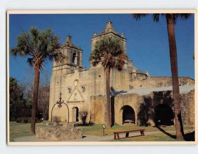 Postal Misión Concepción Misiones San Antonio Parque Histórico Nacional Texas Foto 1 de 2