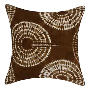 Shibori Cushion Cover Modern Tie Dye Boho Bohemian Pillow Cases For Home Decor - Picture 1 of 6