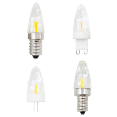G4/G9/E12/E14 K9 Glass LED Bulb Gem lamp 1505 COB+SMD Lights 4W 110V/220V  - Image 1 of 4