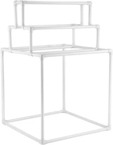 Pool Towel Rack, 8 Bars Outdoor PVC Towel Holder, Freestanding Pool Towel Hanger - Picture 1 of 10