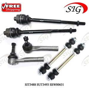 Front Inner Outer Tie Rods & Sway Bars for GMC Yukon XL 1500 2500 2000-2006 6Pc - Picture 1 of 5