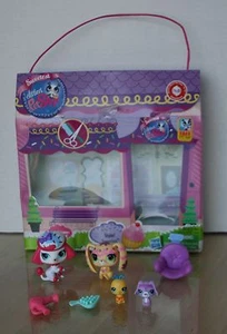 Accesorios Littlest Pet Shop STYLIN' SWEETIES canich, bassett sabueso, abeja perro - Imagen 1 de 3