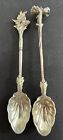 Pair Rare  Vintage Australian Sterling Silver Zygmunt Libucha 925 Spoons