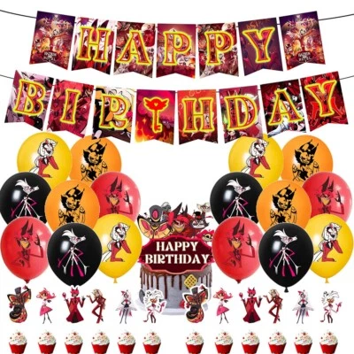 30pcs Hazbin Hotel Birthday party supplies decorations - Image 1 of 4