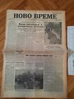 1942 WWII GERMANY ARMY SERBIA military NEWSPAPER MAGAZINE INDIA SMEDEREVO JAPAN