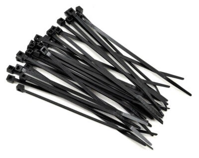 Racers Edge 4" Black Zip Tie Wraps (30) [RCE5604BK] - Image 1 of 2