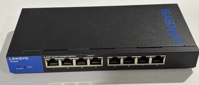 Linksys LGS308P Business 8-Port Gigabit PoE+ Smart Network Switch UNTESTED - Image 1 of 4