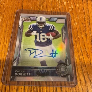 2015 Topps Chrome #170 Phillip Dorsett Rookie Autograph Refractors #/150 - Picture 1 of 4