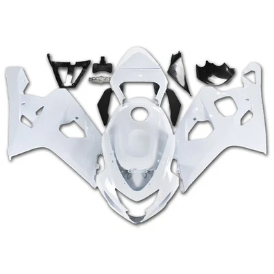 Carenados de plástico ABS para Suzuki GSXR600 GSXR750 K4 2004 2005 kit de carrocería blanco perla Foto 1 de 4