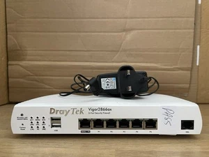 Draytek Vigor2866ax G Fast Security Router with UK PSU & No Antennas Vigor2866ax - Afbeelding 1 van 11