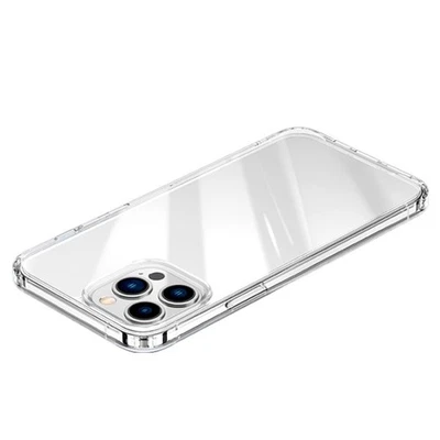 For iPhone 14 Pro Four Corner Airbags Shockproof Phone Case(Transparent) - Image 1 of 4