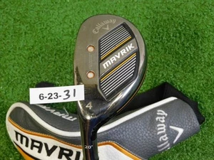 Callaway Mavrik 20* Left Hand 4 Hybrid Catalyst 75 6.0 Stiff w HC & Midsize Grip - Picture 1 of 7