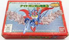 SD Gundam Gaiden Knight Gundam Monogatari 3 Famicom CIB Japan Tested