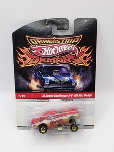 HOT WHEELS DRAG STRIP DEMONS '70 DODGE CHALLENGER ALL STAR DODGE NEW NICE LB86 - Picture 1 of 8