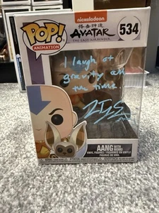 Zack Tyler Eisen Firmado Aang Funko Pop - Avatar El Último Maestro Aire!! SWAU, cotización - Imagen 1 de 7