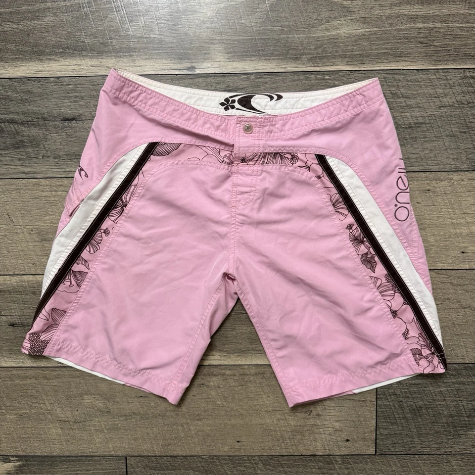 De Colección Surf Oneill Rosa Floral Board Shorts Mujer 9 Traje de Baño Bañador Traje de Baño Foto 1 de 4