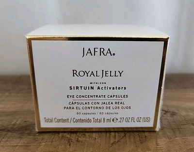Jafra Royal Jelly Eye Concentrate Capsules 60 Capsules Eye Serum .27oz/8mL NIB - Image 1 of 4