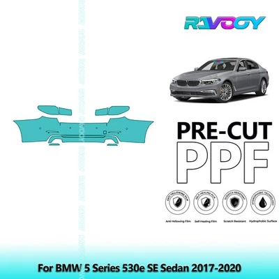 Kit PPF de protección de pintura precortada para BMW Serie 5 530e SE Sedán 2017-2020 Foto 1 de 4